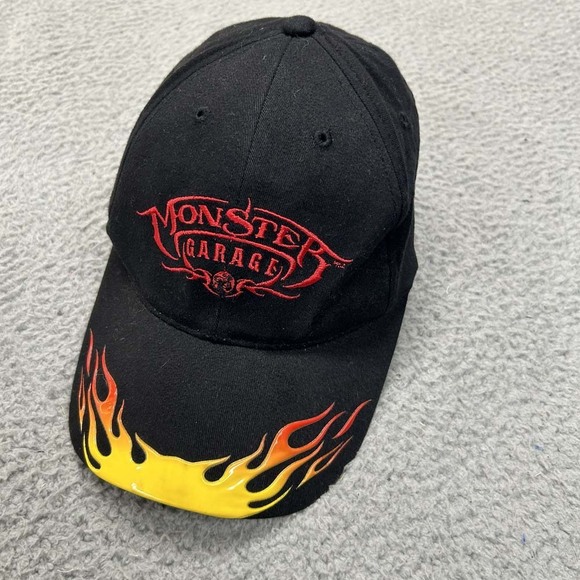 H3 Sportgear Other - Monster Garage Hat Cap Mens One Size Strapback Flames Skull